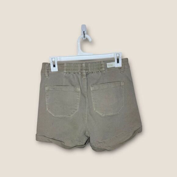 Paige Christy Shorts Tan Size 26 Drawstring Waist - Picture 5 of 13